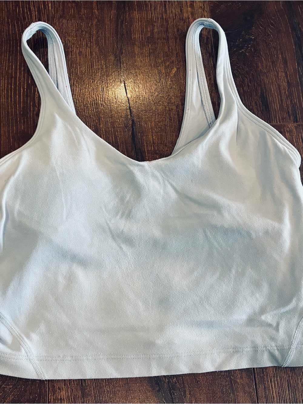 Lululemon light blue Align tank sz 4, GUC